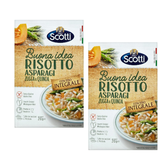 Riso Scotti Risotto Asparagus, Pumpkin & Quinoa 210g