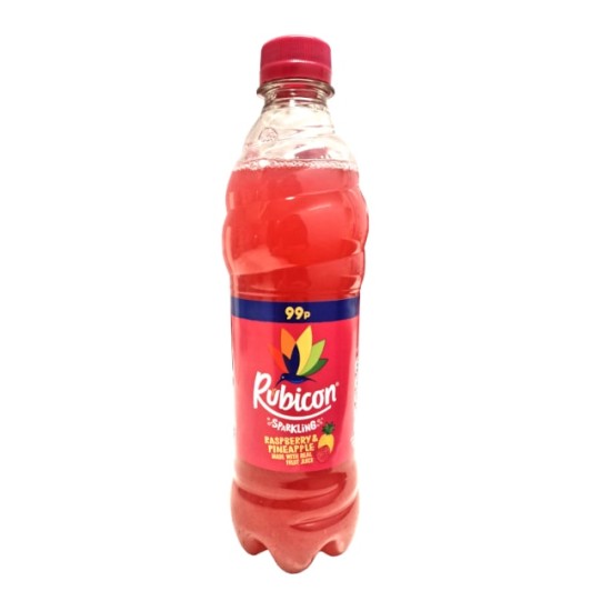 Rubicon Sparkling Raspberry & Pineapple Soft Drink 500ml 