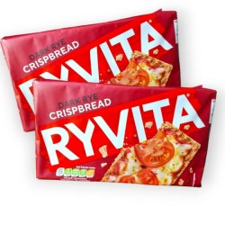 Ryvita Dark Rye Crispbread 250g - 2 For £1.49