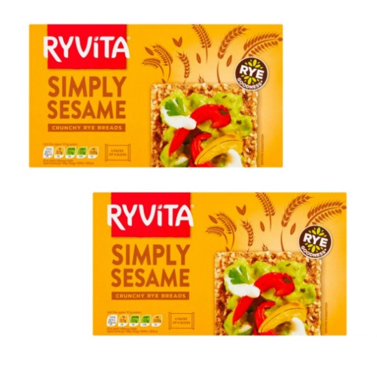 Ryvita Sesame Crackers 250g - 2 For £1.50