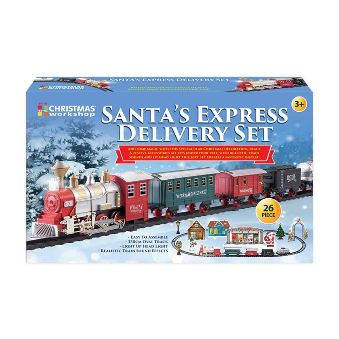 santa's express delivery train set