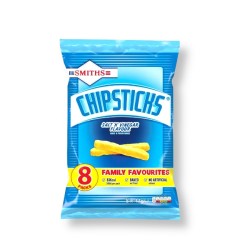 Smiths Chipsticks Salt & Vinegar Flavour Snack 8x17g Pack