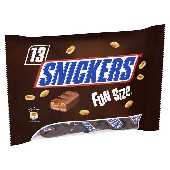 Snickers Fun Size Peanut Bars 13pk 234g
