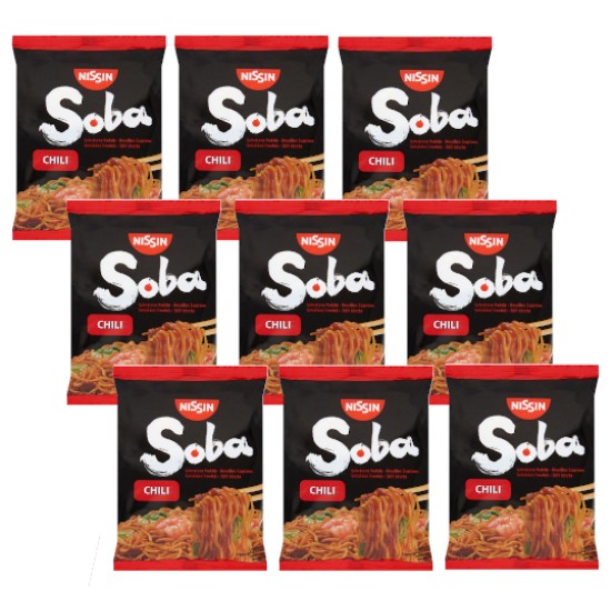 Soba Chilli Noodles CASE PRICE 111g x 9 