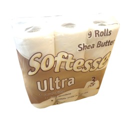 Softesse Ultra 9pk Shea Butter Toilet Roll 3ply