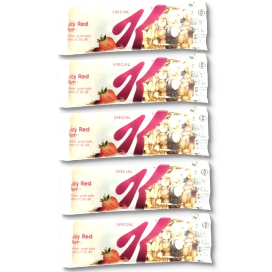 Special K Juicy Red Berry Wholegrain Oat Bar 27g - 5 For £1