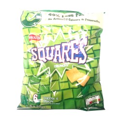 Walker Squares Crunchy Cheese & Onion 6pk