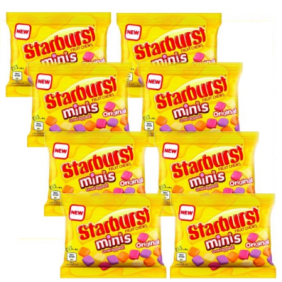 StarBurst Fruit Chews Minis Unwrapped 45g - 8 For £1