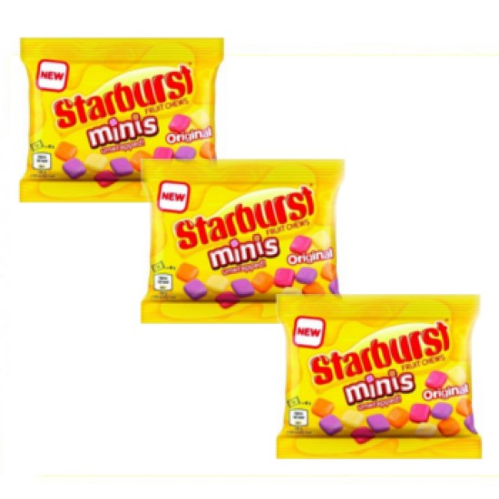 StarBurst Fruit Chews Minis Unwrapped 45g - 3 For £1