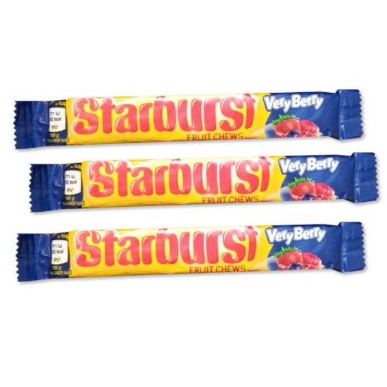 Starburst Very Berry Chews 45g - 3 For £1
