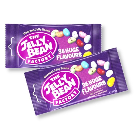 The Jelly Bean Factory 36 Huge Flavours 50g - 2 For £1