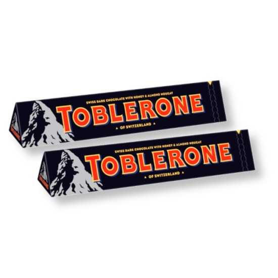 Toblerone Dark Chocolate 100g - 2 For £1.50