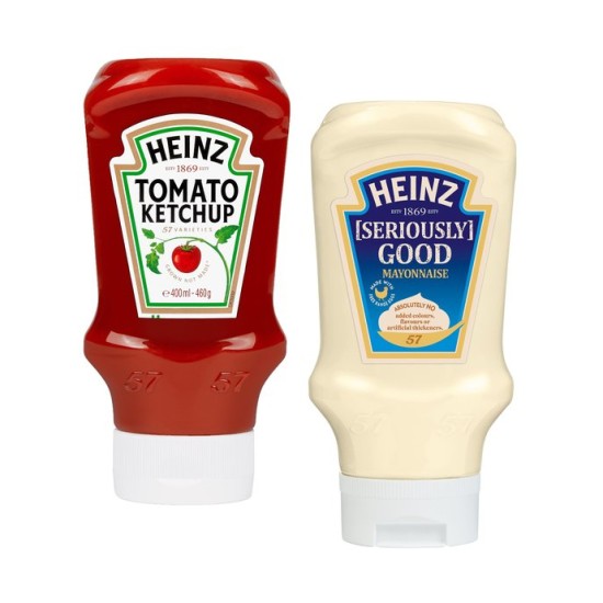 Heinz Twin Pack Tomato Ketchup & Seriously Good Mayonaise 400ml