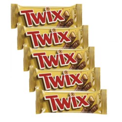 Twix Chocolate Biscuit Bars - 5 For £1