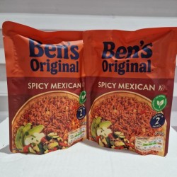 Uncle Bens Spicy Mexican Microwavable Rice 250g - 2 For £1.50