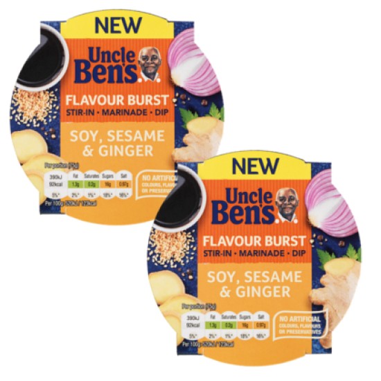 Uncle Bens Soy, Sesame & Ginger Sauce 150g - 2 For £1