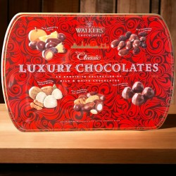 Walkers Classic Luxury Milk & White Chocolates Tin 500g
