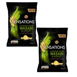 Walkers Sensations wasabi 150g Share Bag) - 2 For £1