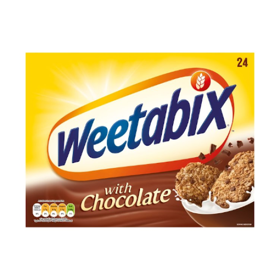 Weetabix with Chocolate Cereal 24 Biscuit 500g