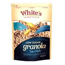 Whites Jumbo Oat Granola Low Sugar Cereal 450g