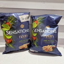 Walkers Sensations Naan Chips Lime Pickle 150g - 2 For £1